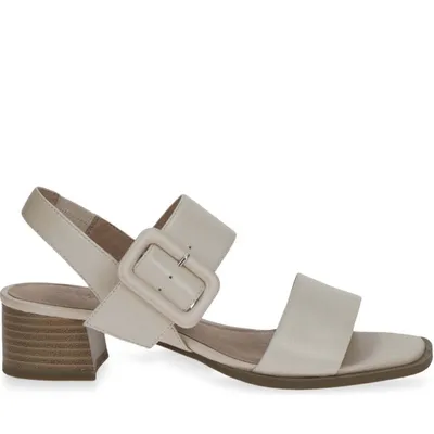 Obrázok produktu pre Caprice dámske kožené sandále slingback 9-28211-20, veľkosť:37 EU, farba:Beige