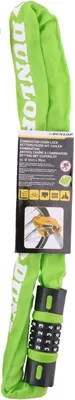 Produktbild von Dunlop Fahrradkettenschloss 90Cm Lang Grün