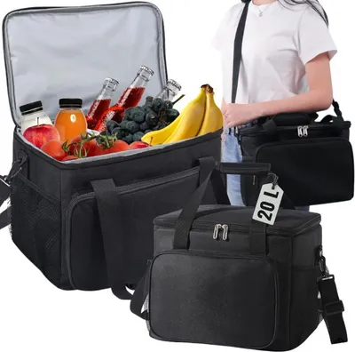 Obrázek produktu pro Izolovaná Termotaška Cestovní Cestovní Obědový Box Piknik Pláž Auto Nápoje Jídlo Vodotěsné 20L Xxl
