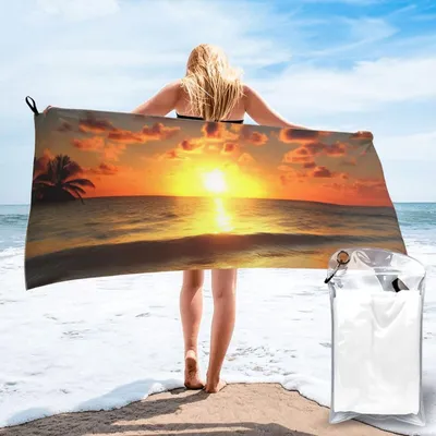 Zdjęcie produktu dla Ręcznik z mikrofibry, 80x160 cm. Szybkoschnący i lekki