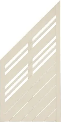 Produktbild von Zaun Abschlusselement Konsta Reddy links 90 x 180/90 cm, natur
