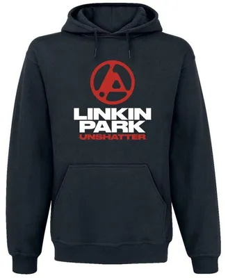 Produktbild von Linkin Park Kapuzenpullover Herren Unshatter Red Logo schwarz S