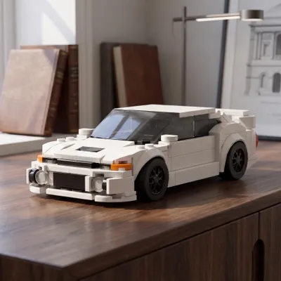 Produktbild von BlockBuddie™ Lancer Evolution EVO inspirierter Rennwagen Klemmbaustein Set 275 Teile MOC Fahrzeug Bausteine Spielzeug für Jungen