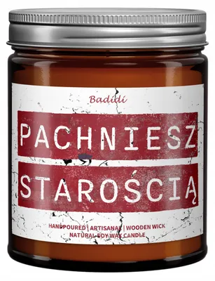 Obrázek produktu pro Badidi Svíčka na 40. narozeniny "Páchneš stářím" - Velká