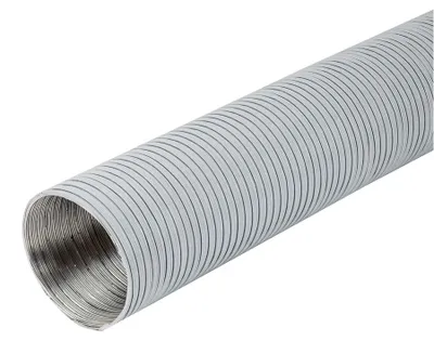 Produktbild von Europlast G100B-1.5 – Aluminium-Lüftungsrohr, Ø100mm-1.5m, weiß