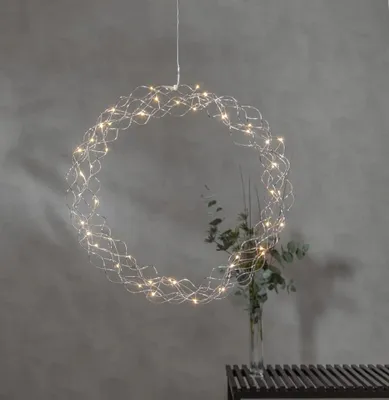 Produktbild von Dekoracja wianek z oświetleniem Led CURLY 45 cm