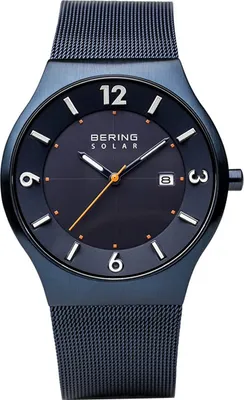 Produktbild von BERING Solar Herrenuhr blau 14440-393