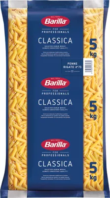 Produktbild von Barilla Hartweizen Pasta Penne Rigate n. 73 – 1er Pack (1x5kg)