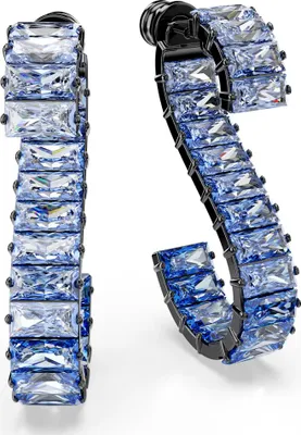 Immagine prodotto di Swarovski Donna Orecchini a goccia Matrix Baguette Blu 5705780