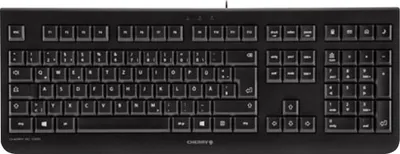Produktbild von CHERRY KC 1000, Volle Größe (100%), Kabelgebunden, USB, QWERTY, Schwarz