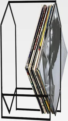 Produktbild von LP-Schallplattenständer - Lagerregal für 30 LP-Schallplatten