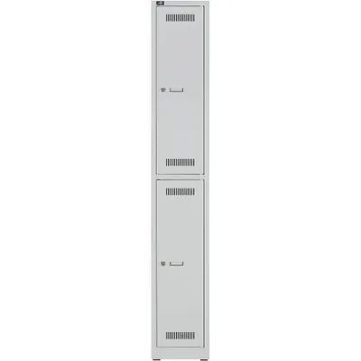 Produktbild von BISLEY Bisley Kleiderspind LIGHT 300 x 1.850 x 500 mm (B x H x T) 1 Abteil Stahl lackiert lichtgrau