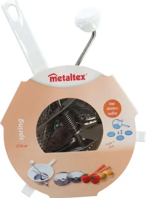 Immagine prodotto di Metaltex Passeerzeef 20 cm RVS/Wit