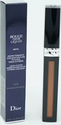 Obrázek produktu pro Dior Rouge Liquid Metal 6ml rtěnka 515 Scandalous Metal