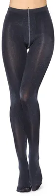 Image de Collants brillants Merry Style pour femme, 60 deniers, MSFI028 (bleu marine, taille S).