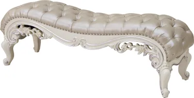 Produktbild von Sitz Polster Bank Polster Sitz Hocker Bank Echtholz Designer Chesterfield