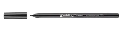 Zdjęcie produktu dla Pióro z fibrową końcówką EDDING 1255 Pióro do kaligrafii 2,0 mm czarne