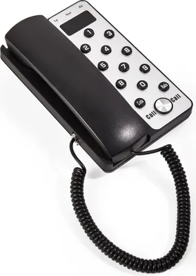 Obrázek produktu pro Kancelářský přístroj pro bezdrátové objektové systémy s LCD displejem 433 MHz 3280ft dosah nastavitelná hlasitost telefon pro obchodní dům volání Pokoj na