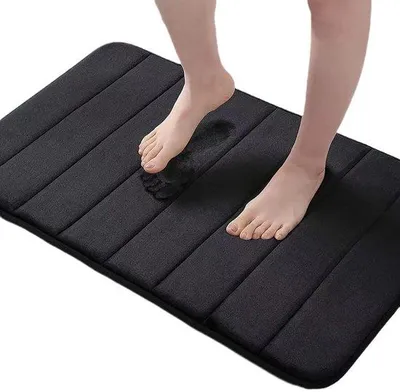 Immagine prodotto di Tappetino antiscivolo per bagno, 50x120 cm - Tappetino spesso - Assorbente - Adatto per doccia e bagno - Tappeto morbido per il bagno