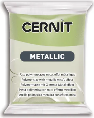 Produktbild von Cernit 6x Metallic 56g, Grüngold - Grüngold| CE0870056051C
