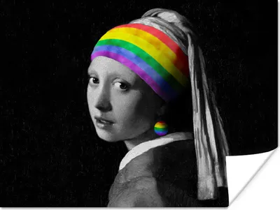Produktbild von MuchoWow® Poster Das Mädchen mit dem Perlenohrring - Vermeer 160x120 cm - Foto Plakat