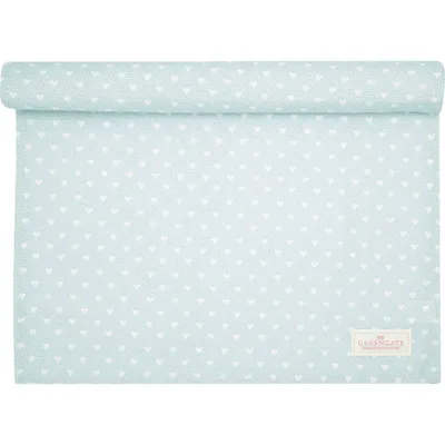 Imagen del producto de Mantel individual Penny en color azul pálido, 45x140 cm