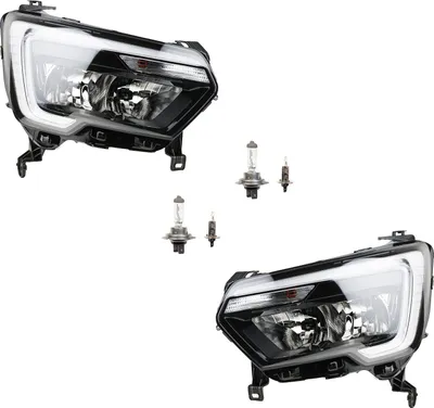 Produktbild von Scheinwerfer Links & Rechts Set passend für Renault Master III mit Leuchtmitteln 6092105 260105567R 6092095 260607867R Johns