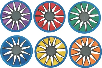 Produktbild von Spordas Frisbee Set bunt - langlebige Wurfscheiben für Kinder