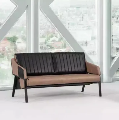 Produktbild von Büro Möbel Luxus Sofa 2 Sitzer Modern Couch Arbeitszimmer Neu