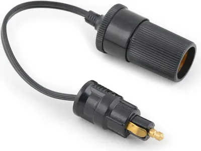 Produktbild von 12V Zigarettenanzünder SAE J563 Adapter Klein / Groß Kabel ISO 4165, Verlängerung für Boot, Caravan, Wohnwagen & KFZ