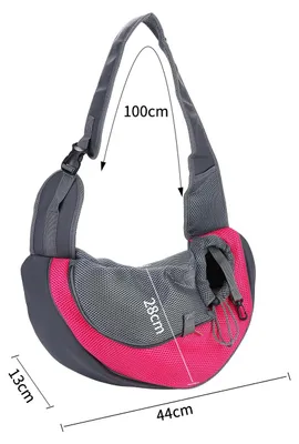 Image de Sac à dos pour chien, écharpe de portage, bandoulière réglable, tissu respirant, pour une utilisation en extérieur