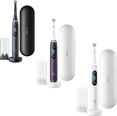 Produktbild von Braun Oral-B IO Series 8N Zahnbürste, Farbe:White Alabaster