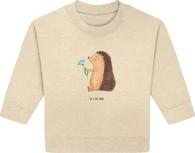 Produktbild von Mr. & Mrs. Panda Organic Baby Pullover Igel Blumen 12. - 18. Monat - Natural Raw - Geschenk, Lustige Sprüche, Krankenhaus, Genesungswünsche, Gute Besserung, krank