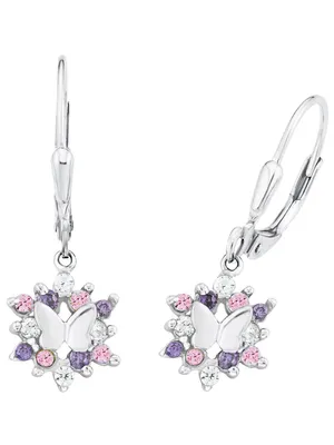 Produktbild von Prinzessin Lillifee 9245703 Ohrhänger mit Schmetterlingen