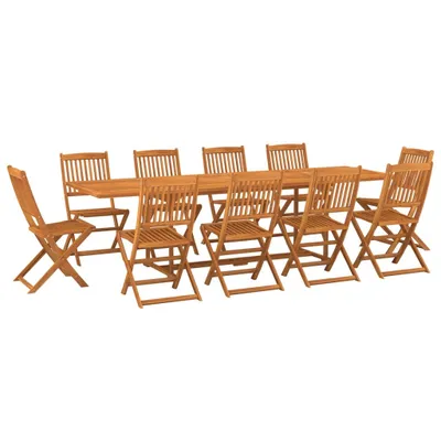 Obrázek produktu pro vidaXL 11dílný zahradní jídelní set 280x90x75 cm z masivního dřeva akácie