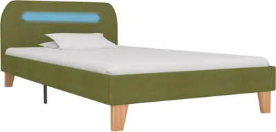 Obrázok produktu pre vidaXL Posteľný rošt s LED zelenou látkou 90x200 cm