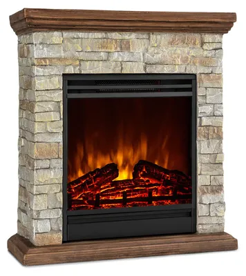 Image de Klarstein Cheminee Electrique Effet Flamme, Cheminée Electrique Decorative Chauffante de 1800W, Télécommande et Minuterie, Fausse Cheminée a LED, Chauffage Cheminée Électrique Murale a Poser