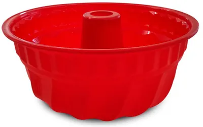 Silikon-Backform 22 cm, rot, ofenfest, spülmaschinengeeignet