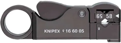 Immagine prodotto di Knipex 16 60 05 KOAX Cable stripper Suitable for Coaxial cables 4 up to 12 mm RG58, RG59, RG62