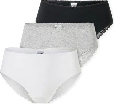 Produktbild von Schiesser Damen 3 er Pack Brazilian Gr. 44  sortiert 1
