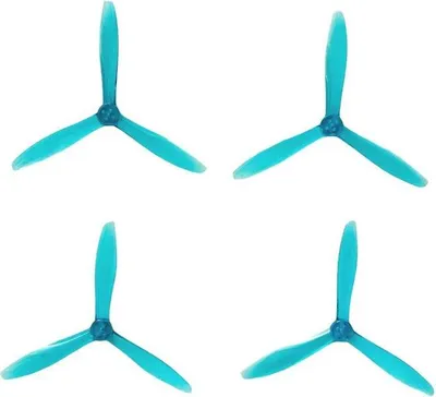 Produktbild von T-Motor T4944 4,9 Zoll 3-Blatt Propeller Crystal Blue (2CW+2CCW)