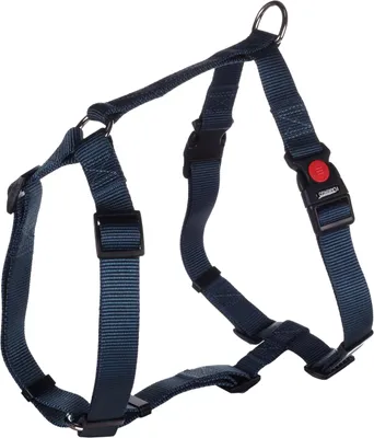 Image de Harnais Flamingo Ziggi bleu foncé, taille : L / largeur : 25 mm
