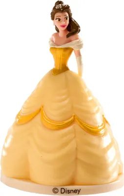 Zdjęcie produktu dla Dekoracja tortu Belle figurka żółta 8cm