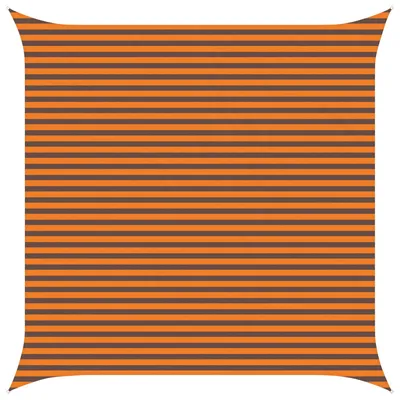 Image de vidaXL Tente d'ombrage orange et marron 4,5 x 4,5 m 100 % polyester Oxford