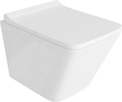 Produktbild von LAVITA Wand-WC Lago | Hange Toilette | Toilettendeckel mit Absenkautomatik & Metallscharniere | Toiletten Spülrandlos Hangend | Toilettenbecken |