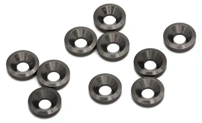 Productafbeelding van SWORKz aluminium onderlegschijven voor inbusschroeven M3, 10 stuks.