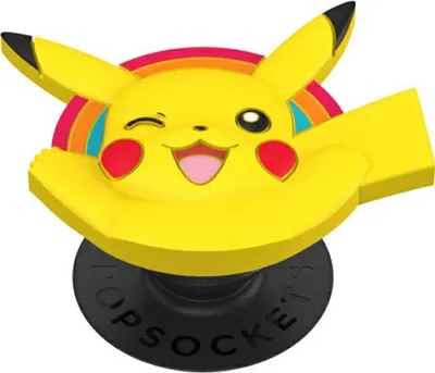 Produktbild von PopSockets | PopGrip | Ausziehbarer Sockel und Griff für Smartphones | Fingerhalter Pokemon Pikachu Popout
