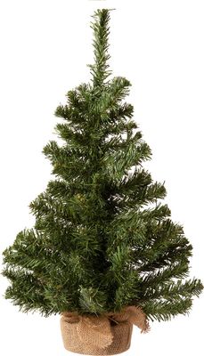 Umelá jedľa v jutovom vreci 60 cm zelená