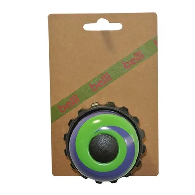 Produktbild von BELLL Fahrradklingel Drehklingel Swirl Lila/Grün, auf Karte