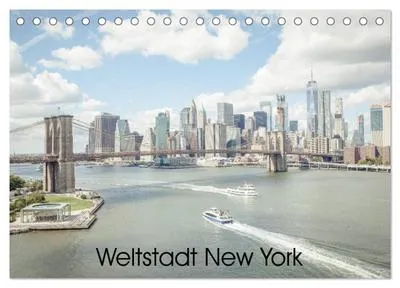 Produktbild von Weltstadt New York (Tischkalender 2024 DIN A5 quer), CALVENDO Monatskalender